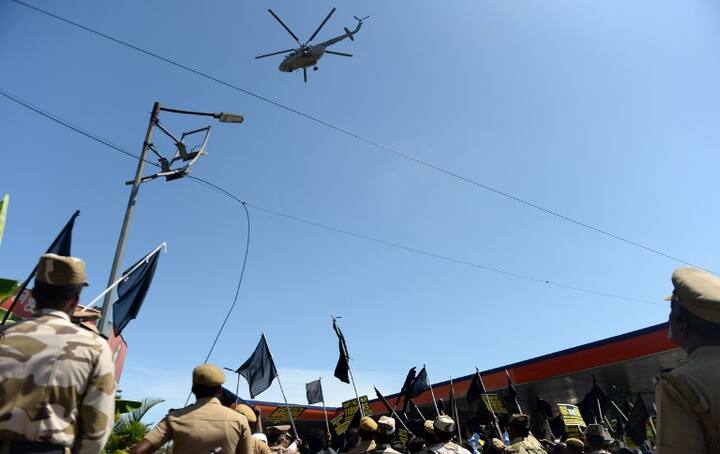 Police had made elaborate security arrangements to ensure Modi's programmes went undisrupted. (Photo: AFP)