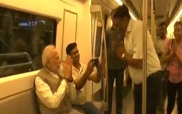 He was travelling in the metro from Lok Kalyan Marg to 26 Alipur Road.