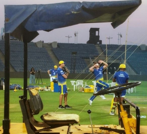 The effects were there for everyone to see on the eve of the practice session of CSK’s first match at their new home ground Pune. The buzz was missing, there were no yellow flags greeting the players.