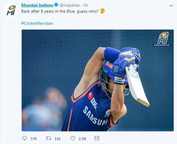 It is only fair that Mumbai look for other options and Duminy fits the bill perfectly. The franchise through its official twitter handle gave all indications that the attacking left-hander will get to play his first match of the season.