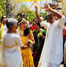 IN PICS: Milind Soman And Ankita Konwar\'s Mehendi Ceremony