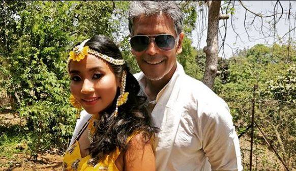 The 52-year-old former model and Ankita had their mehendi celebrations on Saturday in Alibaug.