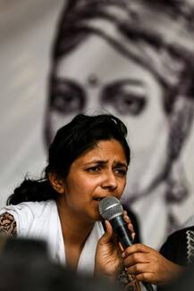 IN PICS: DCW Chief Swati Maliwal On 9th Day Of Fast