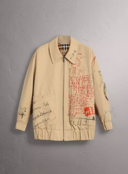 The jacket retails at a price of $1,390. (Rs 92,233). (Image: burberry.com)