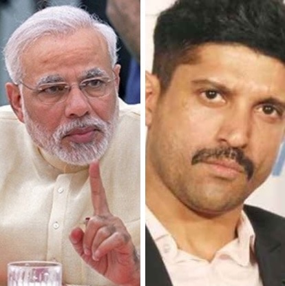 Actor Farhan Akhtar comes in support of Modi, slams trollers sharing Asaram's pictures with PM Actor Farhan Akhtar comes in support of Modi, slams trollers sharing Asaram's pictures with PM