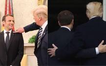 Donald Trump and French Prez Emmanuel Macron\'s \'bromance\' is breaking the internet