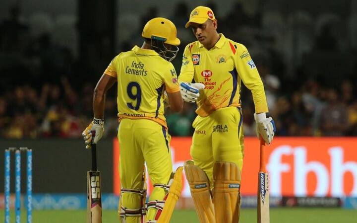 Elated CSK skipper too heaped praises for Rayudu saying that he could bat anywhere in the batting order . 