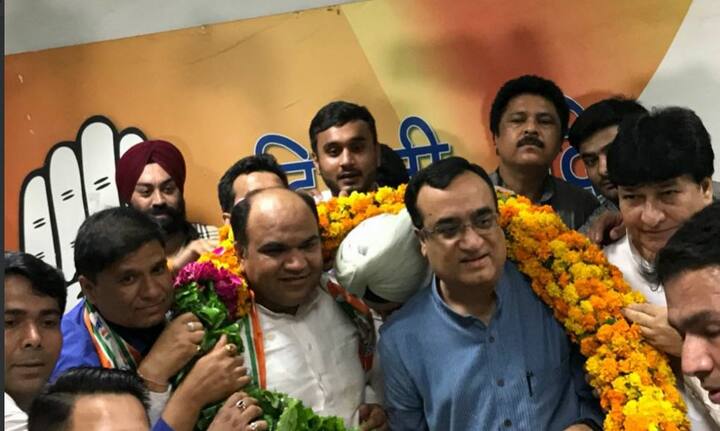 Ahead of the Delhi civic polls, Amit Malik had said the Congress’s rigid process in allocating party seats forced him to quit the party@sayan325/ Twitter