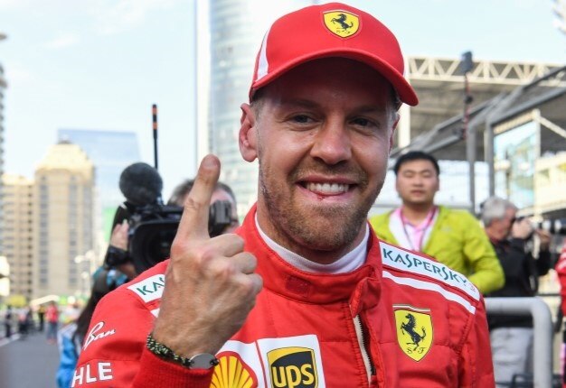 Vettel grabs pole at Azerbaijan GP Vettel grabs pole at Azerbaijan GP