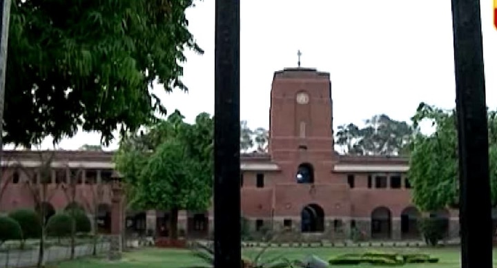 St. Stephen's college row: ABVP denies role in writing 'Mandir Yahin Banega' in college chapel St. Stephen's college row: ABVP denies role in writing 'Mandir Yahin Banega' in college chapel