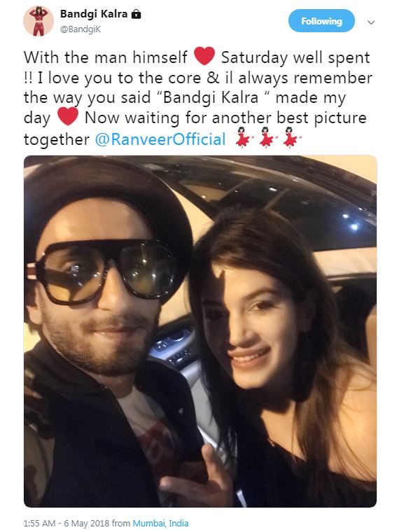 Ranveer Singh left this Bigg Boss 11 hottie smitten by saying something to her...! Check Out!