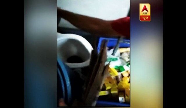 After video went viral, Railway slaps Rs 1 lakh fine on contractor for storing bottles in toilet After video went viral, Railway slaps Rs 1 lakh fine on contractor for storing water bottles in toilet