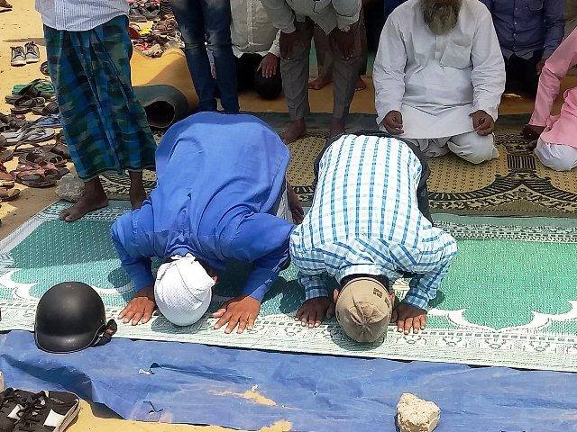 The Haryana Waqf board had on Monday said encroachments on 19 mosques in Gurugram that were lying unused or were illegally occupied, which was forcing Muslims to pray in the open. PIC/Ankit Gupta (ABP News)