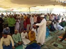 In Pictures: Amid Tight Security, Gurugram Muslims Read Namaaz In 37 Open Plots