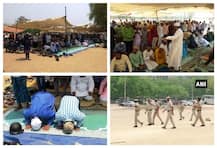 In Pictures: Amid Tight Security, Gurugram Muslims Read Namaaz In 37 Open Plots
