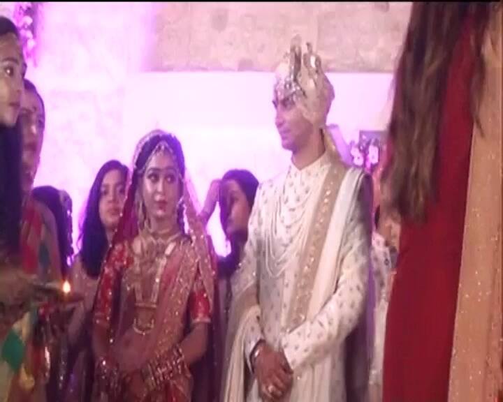 The wedding rituals are taking place from Patna residence of Lalu Yadav and Chandrika Rai.