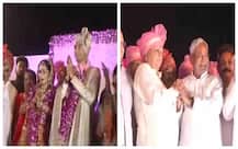 In Pics: Nitish Kumar attends Tej Pratap Yadav\'s wedding, greeted by Lalu