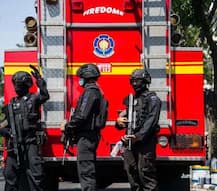 Two militants on motorcycle blow themselves up at Indonesian police HQ