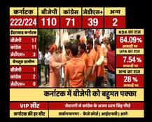 Karnataka Election Results through pictures