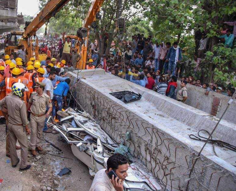 Varanasi Flyover Collapse: Death toll rises to 18, PM condoles incident Varanasi: 12 dead as under-construction flyover collapses near railway station Varanasi Flyover Collapse: Death toll rises to 18, PM condoles incident