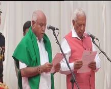 IN PICS: BJP\'s Yeddyurappa Takes Oath As 23rd Chief Minister Of Karnataka