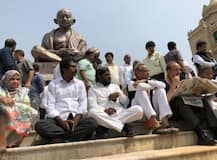 IN PICS: Setback for BJP As Two Independent Candidates Join Congress-JDS Protest