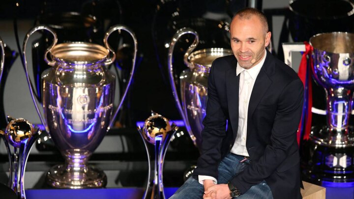 Barcelona honour Andres Iniesta Barcelona honour Andres Iniesta