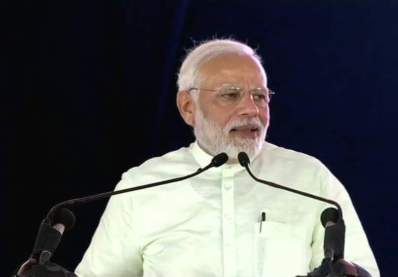 PM inaugurates Eastern Peripheral Expressway; launches attack on Congress PM inaugurates Eastern Peripheral Expressway; launches attack on Congress