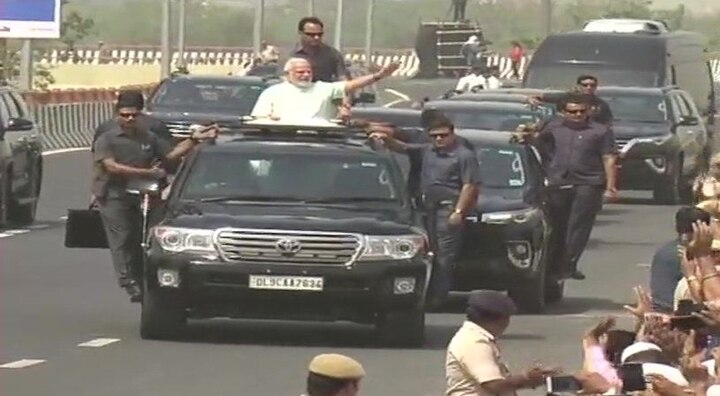 PM Modi inaugurates Delhi-Meerut Expressway followed by a grand road-show PM Modi inaugurates Delhi-Meerut Expressway with a grand roadshow
