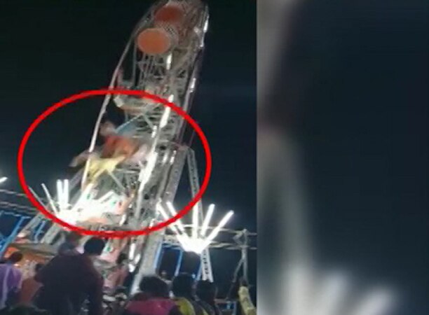 Shocking Video: Ten-year-old girl dies after falling from a giant wheel Shocking Video: Ten-year-old girl dies after falling from a giant wheel