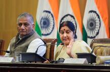 Sushma sends strong message to Pakistan, says \'talks and terror cannot go together\'