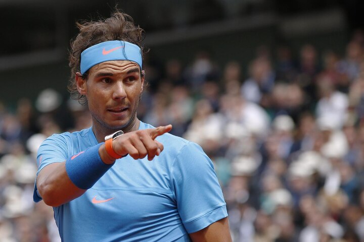 Nadal leads 2-0 before rain interruption, Wawrinka crashes out Nadal leads 2-0 before rain interruption, Wawrinka crashes out