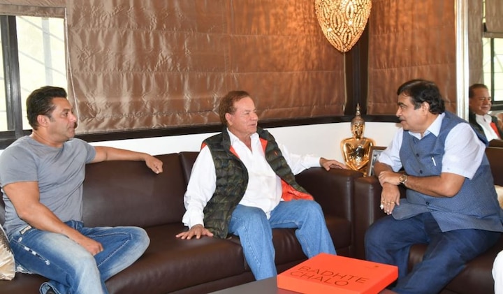 BJP meets Salman, Salim Khan as part of “contact for support