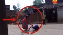Watch: Odisha woman held for dragging, beating her 75-year-old mother-in-law on road