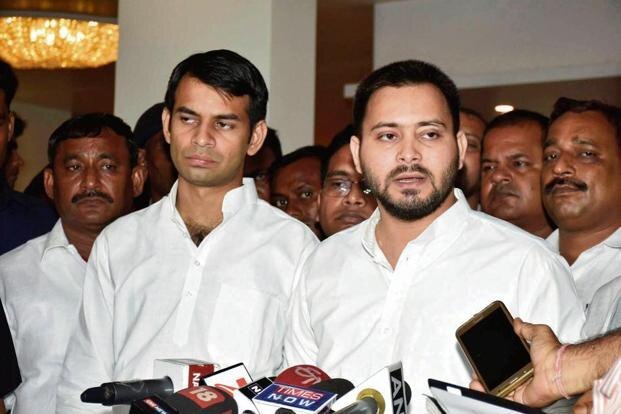 Tejashwi Yadav breaks silence on reports of rift with elder brother Tej Pratap Tejashwi Yadav breaks silence on reports of rift with elder brother Tej Pratap