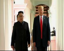 After North Korea\'s warning, Trump says looking forward to meeting with Kim Jong