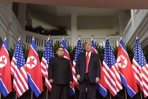 PICTURES from historic meet between US President Donald Trump & Kim Jong-Un in Singapore