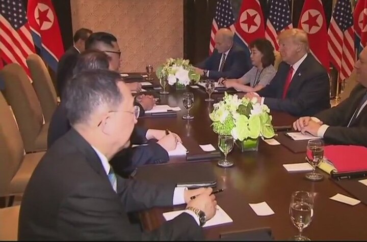 US President Donald Trump predicts that he and Kim Jong Un 'will solve a big problem, a big dilemma / ANI image