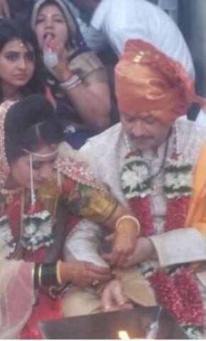 Bhaiyyuji Maharaj has surprised his followers when tied the knot with Dr Ayushi Sharma, a native of Shivpuri, in April 2017, a year after he had announced his intention to take 'sanyas' from public life. His first wife, Madhavi, had passed away in November 2015.