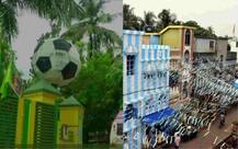 Football Fever: These fans went out of their way to root for their teams and it is something to look at !