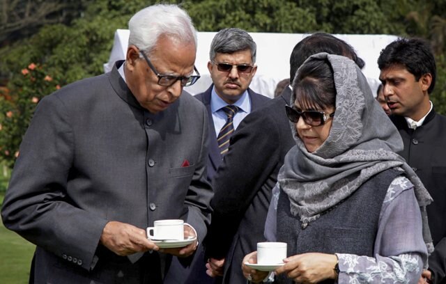 Jammu and Kashmir: Vohra forwards report to President for imposition of Governor's rule Jammu and Kashmir: Vohra forwards report to President for imposition of Governor's rule