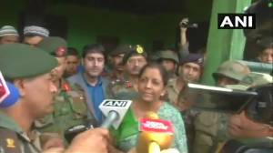 J&K: Defence Minister Nirmala Sitharaman visits martyr Aurangzeb's residence