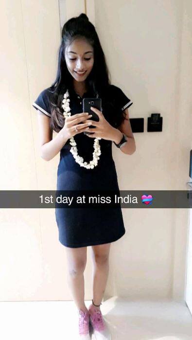 This is a picture that was shared on her Facebook page when she had just become a part of the pageant. Image: Instagram