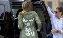 Melania Trump gets trolled on Twitter for the quote on her jacket, Donald Trump comes to rescue