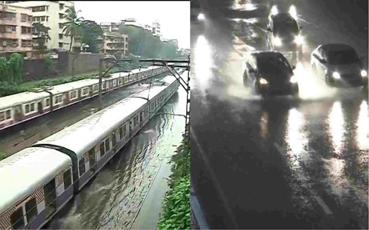 Mumbai: Incessant downpour throws life out of gear; Mumbai-Ahmedabad highway closed Mumbai Rains update: Building collapses, youth dies after falling in open drain