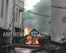 In pics: Major plane crash in Mumbai; burning man runs out of plane