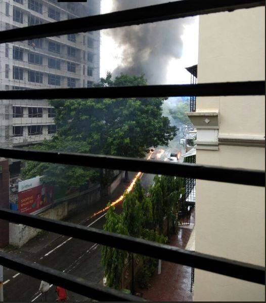 The plane crashed near Jagruti building in Ghatkopar where a construction work was going on. / Image: ANI