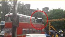 PICTURES: Another Horrific Accident In Mumbai As BEST Double Decker Bus Rams Into Overhead Railing