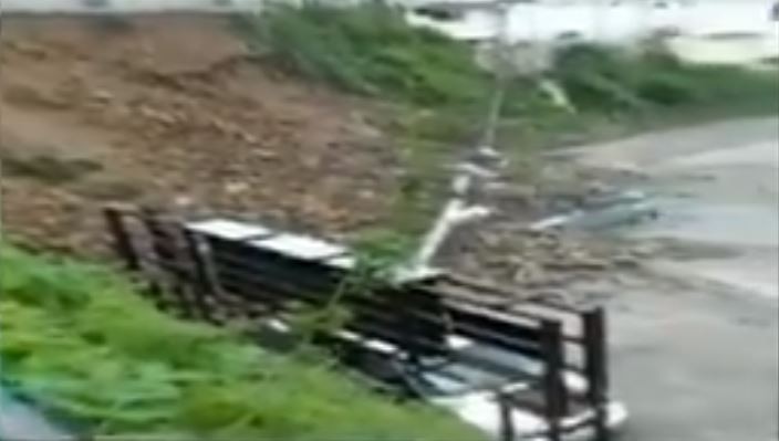 Watch: Heavy rains trigger landslide in Uttarakhand's Mussoorie Watch: Heavy rains trigger landslide in Uttarakhand's Mussoorie