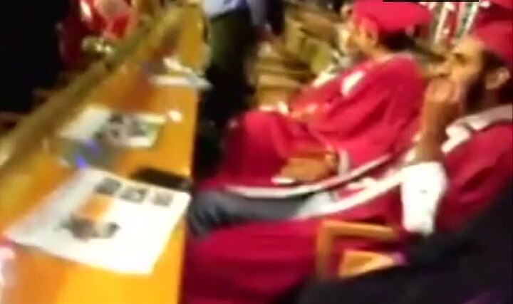 J&K: College students remain seated when national anthem was played in University J&K: College students remain seated when national anthem was played in University